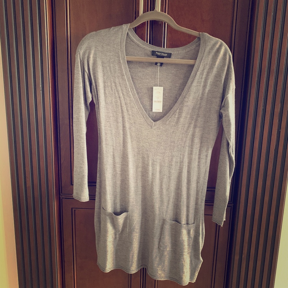 White House Black Market Long Sweater